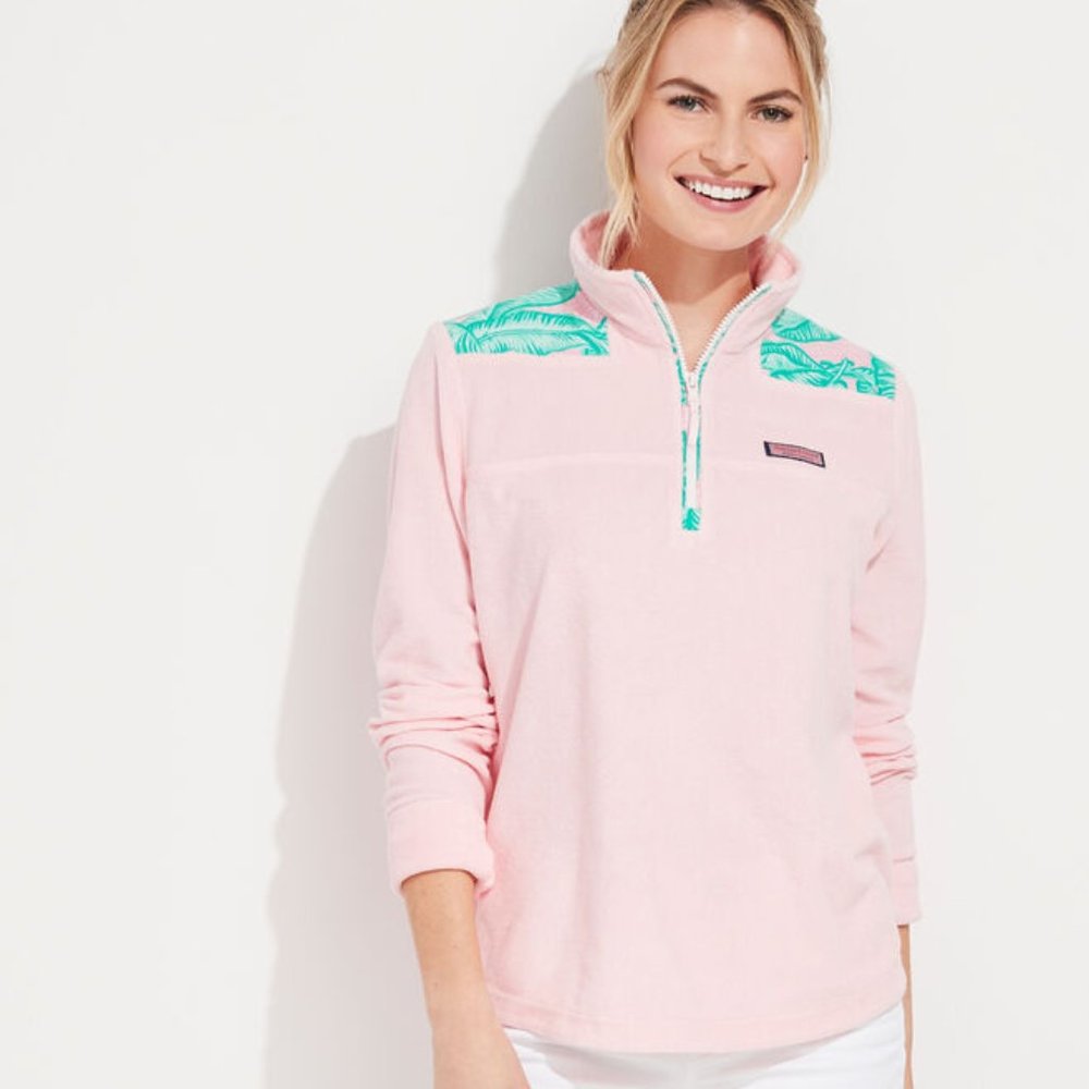 Vineyard Vines Banana Leaf Terry Relaxed Shep - S
